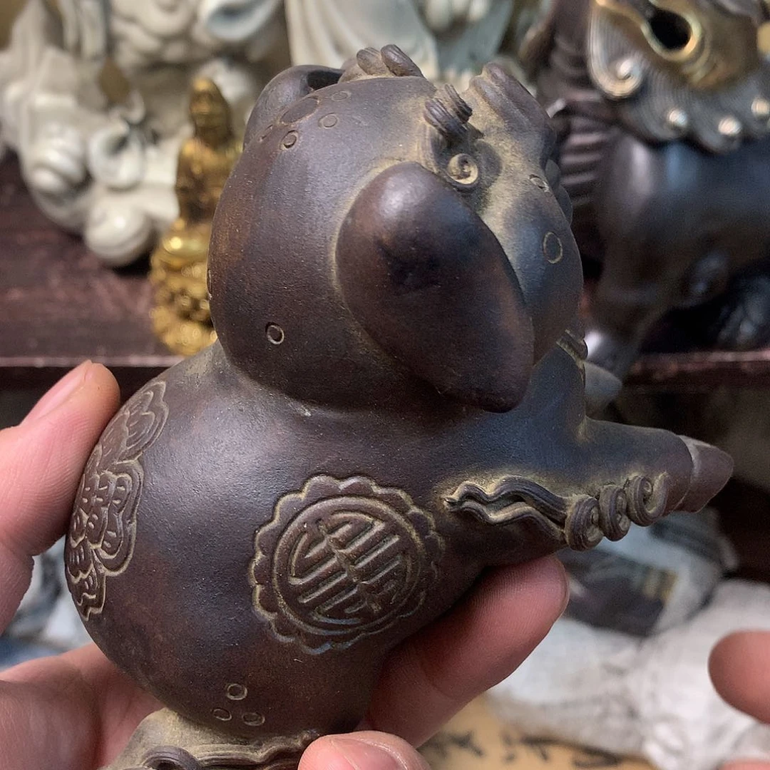 紫砂茶宠工艺美术作品