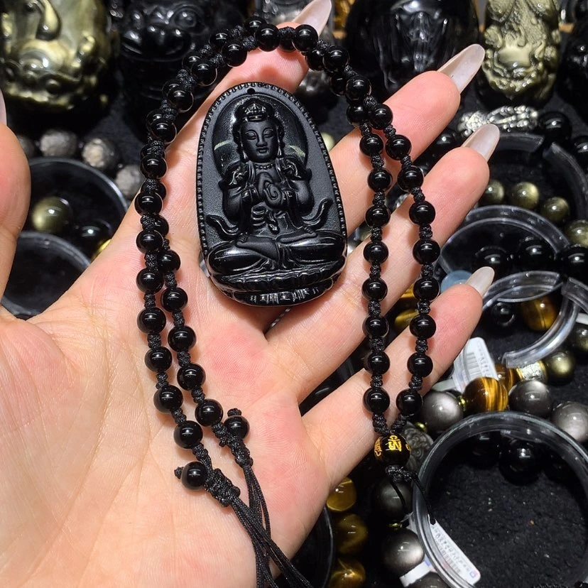 【闪购商品】未镶嵌黑曜岩珠宝奇石彤**姐