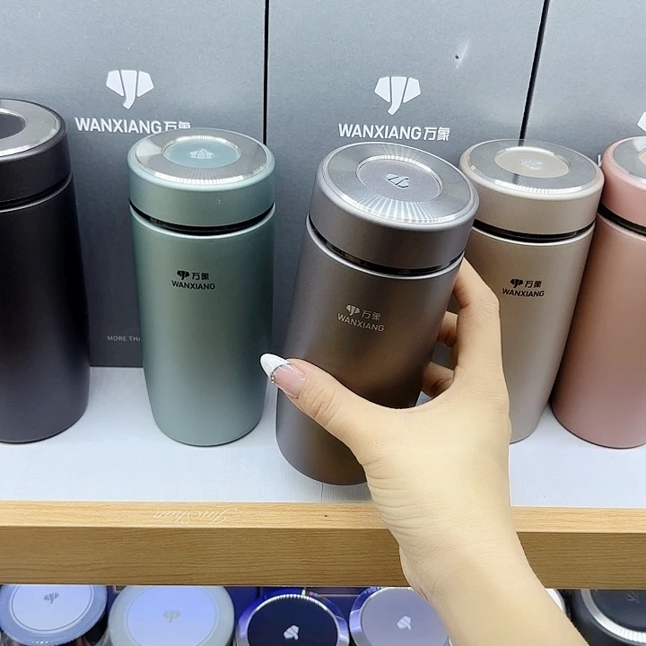 万象品牌保温杯F95-360水泥灰杯套