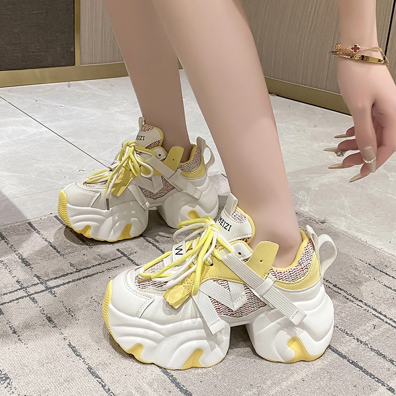 老爹鞋女ins潮网红爆款女鞋2025新款春夏厚底增高透气运动鞋百搭