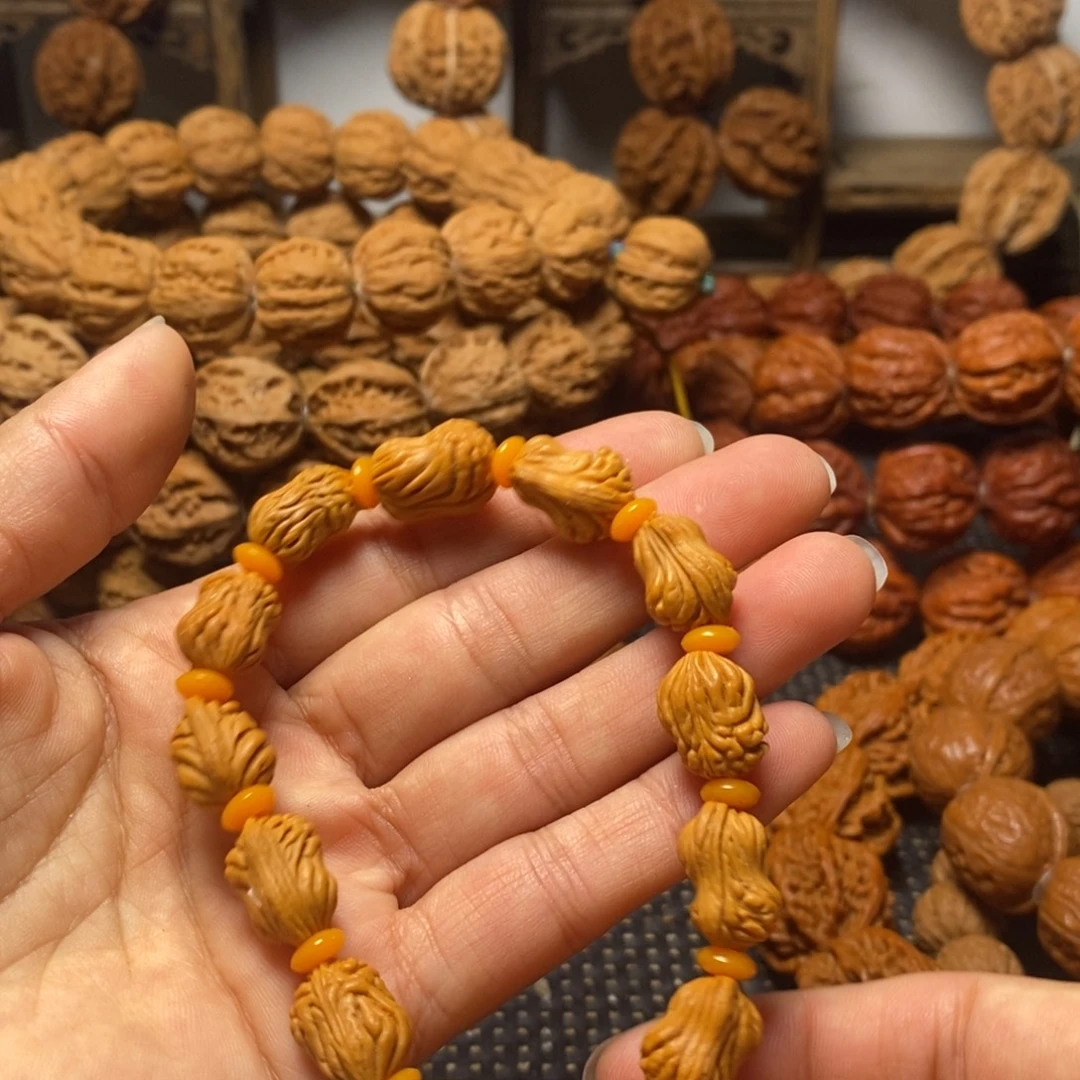 手串文玩核桃花生手串