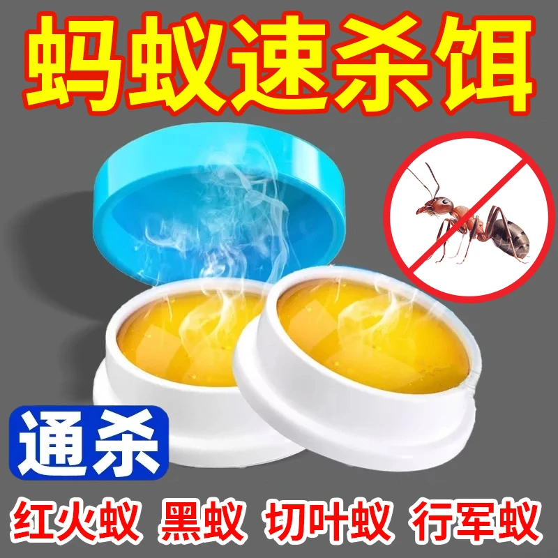 蚂蚁药蟑螂药一窝端家用非无毒强力呋虫胺杀蚁胶杀虫剂红黄蚁灭蚁