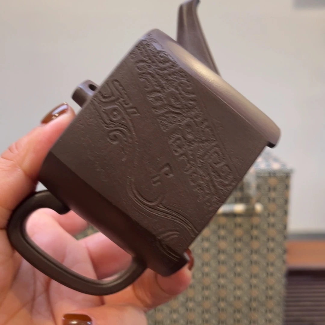 紫砂茶壶貌*帽紫砂 原矿泥料
