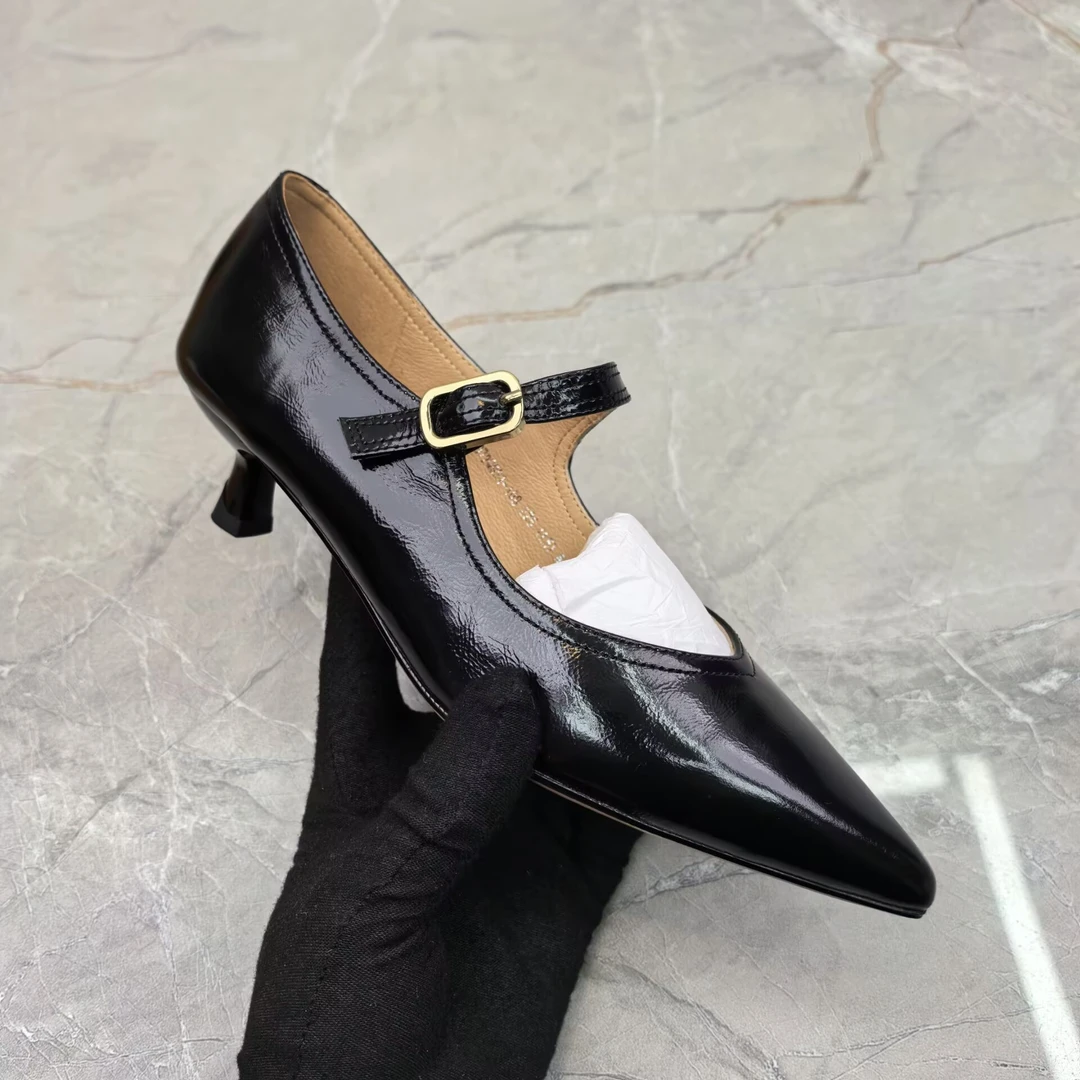 f（孤品）38码单鞋女 921-108(牛皮)