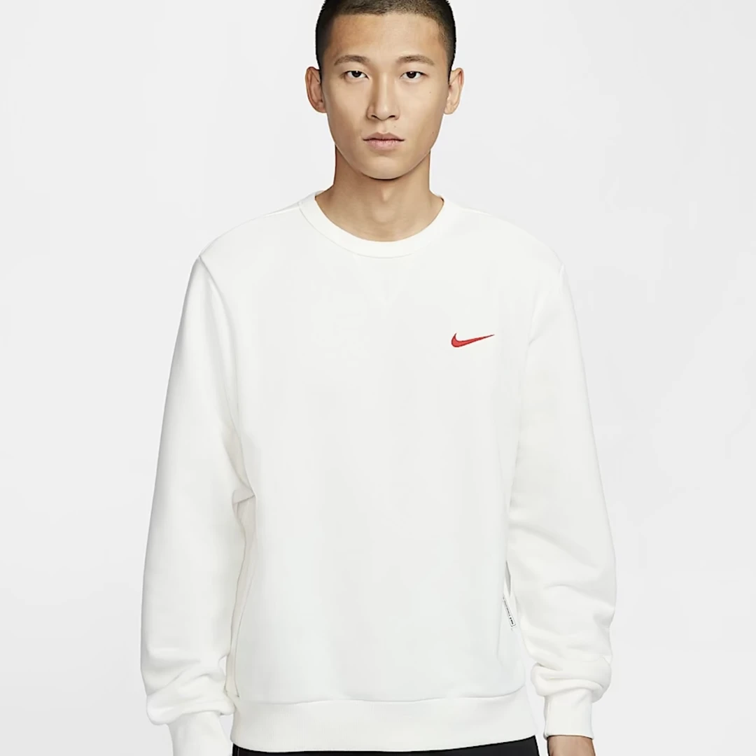 【耐克NIKE】耐克男子帆白情人节速干篮球圆领潮流运动衫 IB5504133