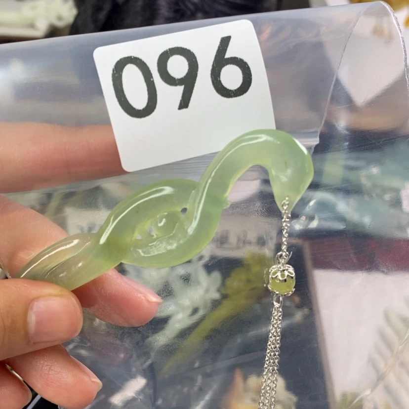 【闪购商品】岫玉发饰未镶嵌小*