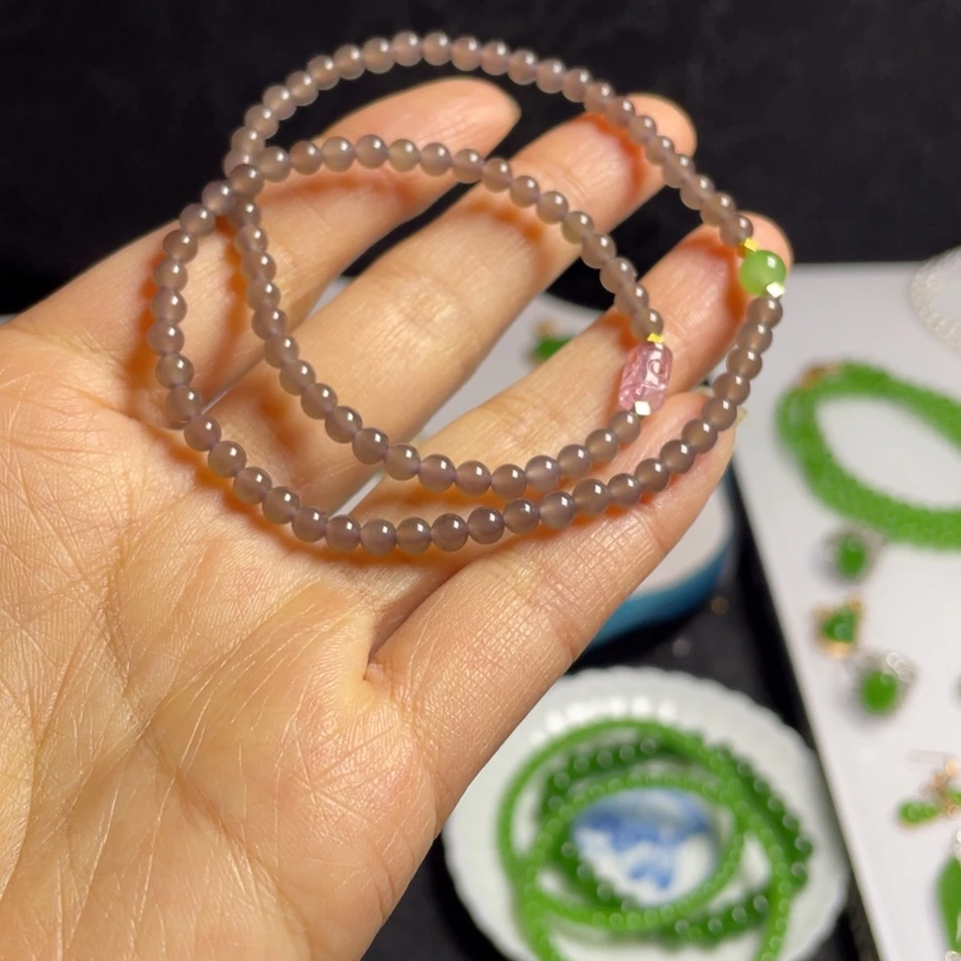 和田玉未镶嵌手串