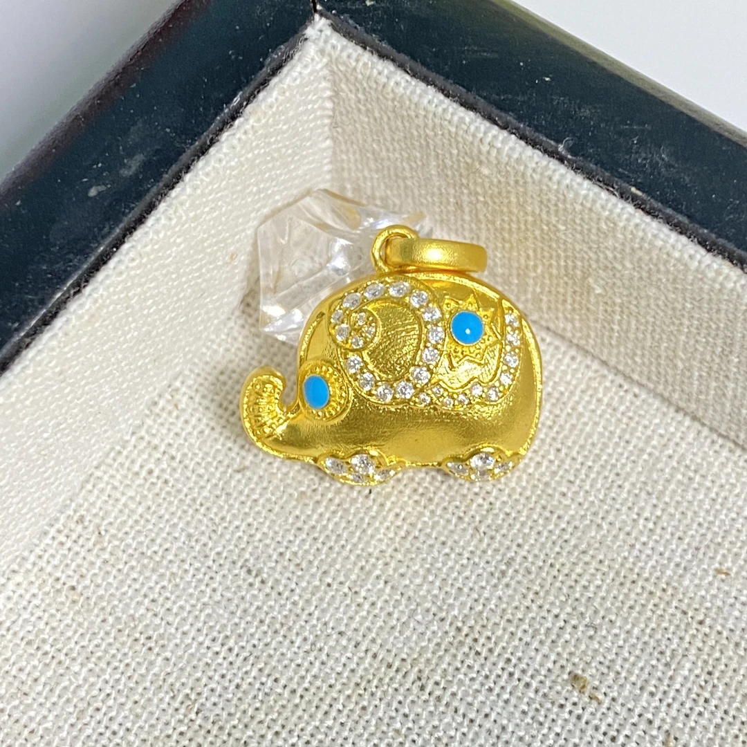 足金999黄金 5G工艺 精致小像吊坠