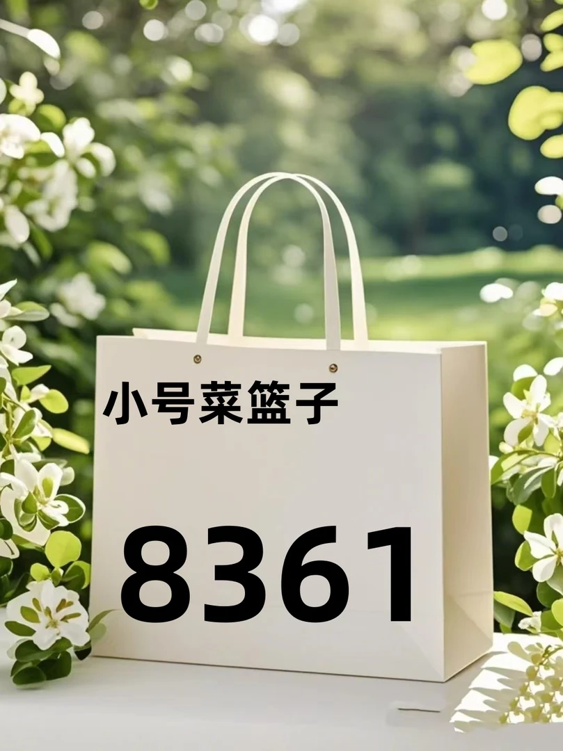 【梓】8361潮流时尚新款斜挎百搭女士经典手提小号菜篮子8361