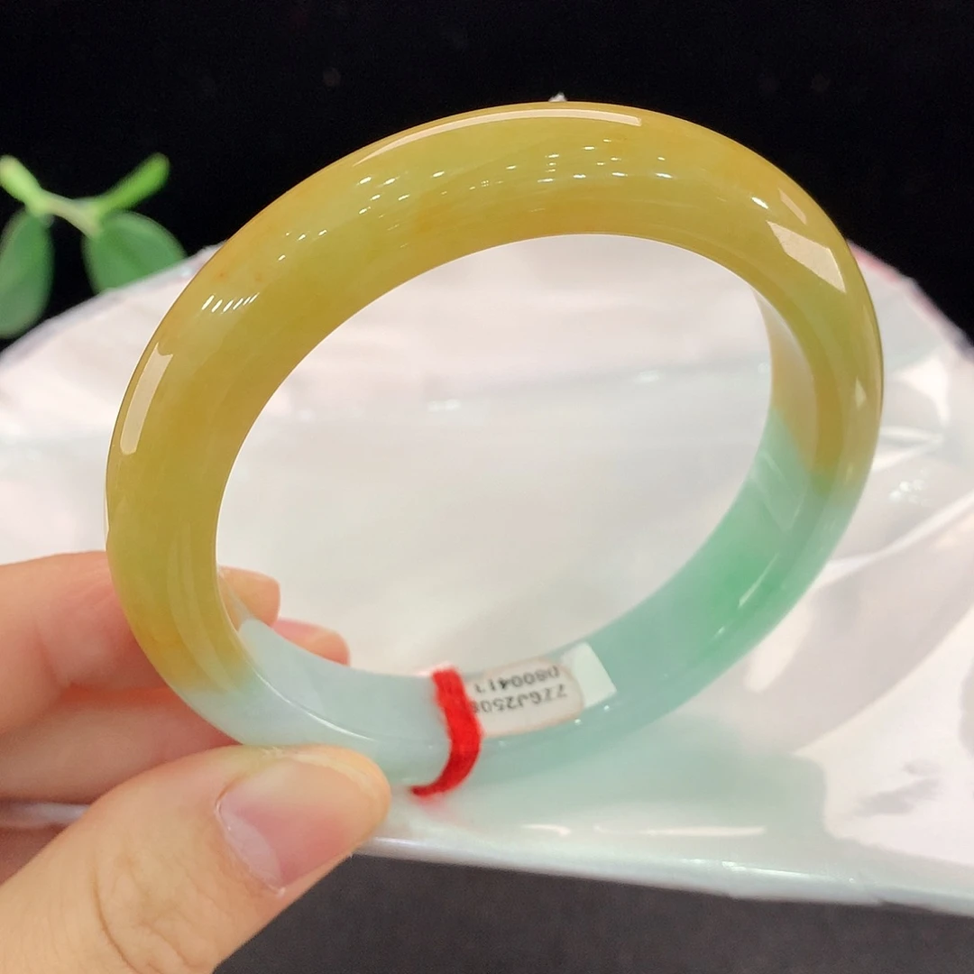 翡翠未镶嵌手镯0413