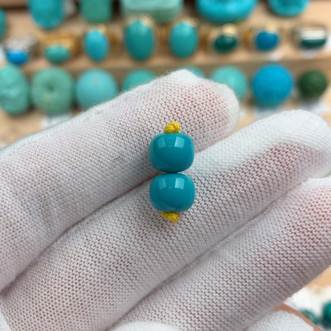 绿松石配饰未镶嵌7.7mm