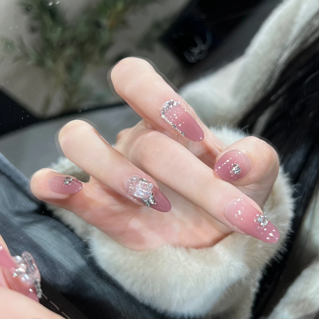 本宫指义【A78/施华】穿戴甲纯手工  底色：凯舍08渐变