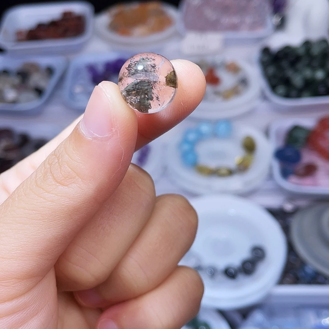 水晶单珠未镶嵌紫晶