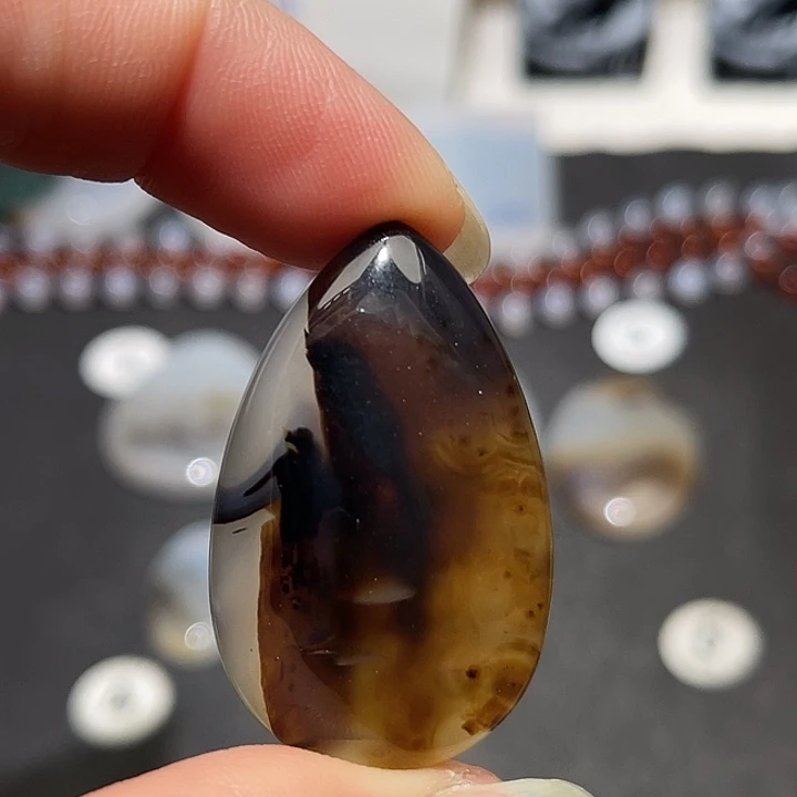 玛瑙/玉髓未镶嵌吊坠(不含链)