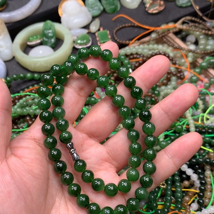 和田玉未镶嵌手链101