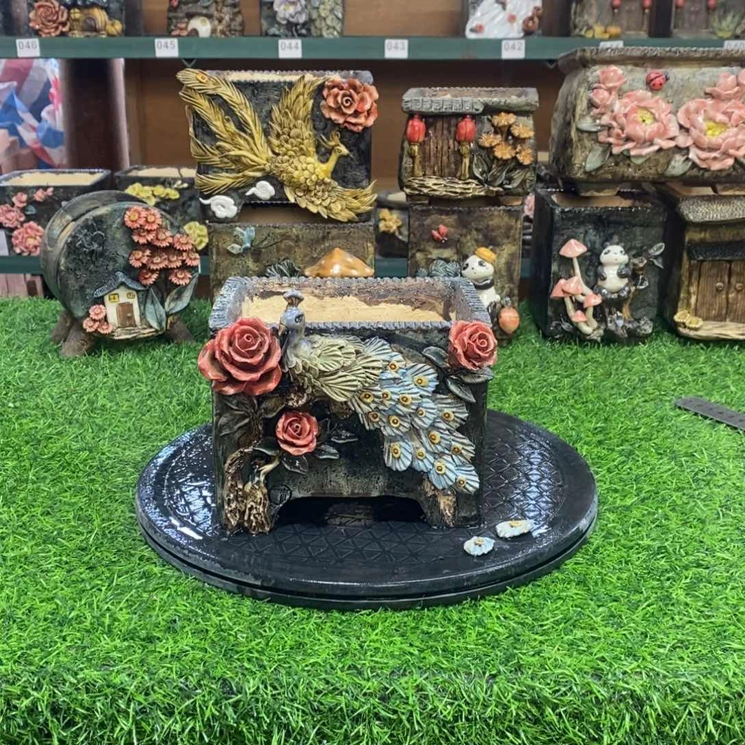 红陶旭*青藤花器多肉花盆