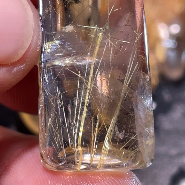 落***鸦颈饰未镶嵌发晶钛晶