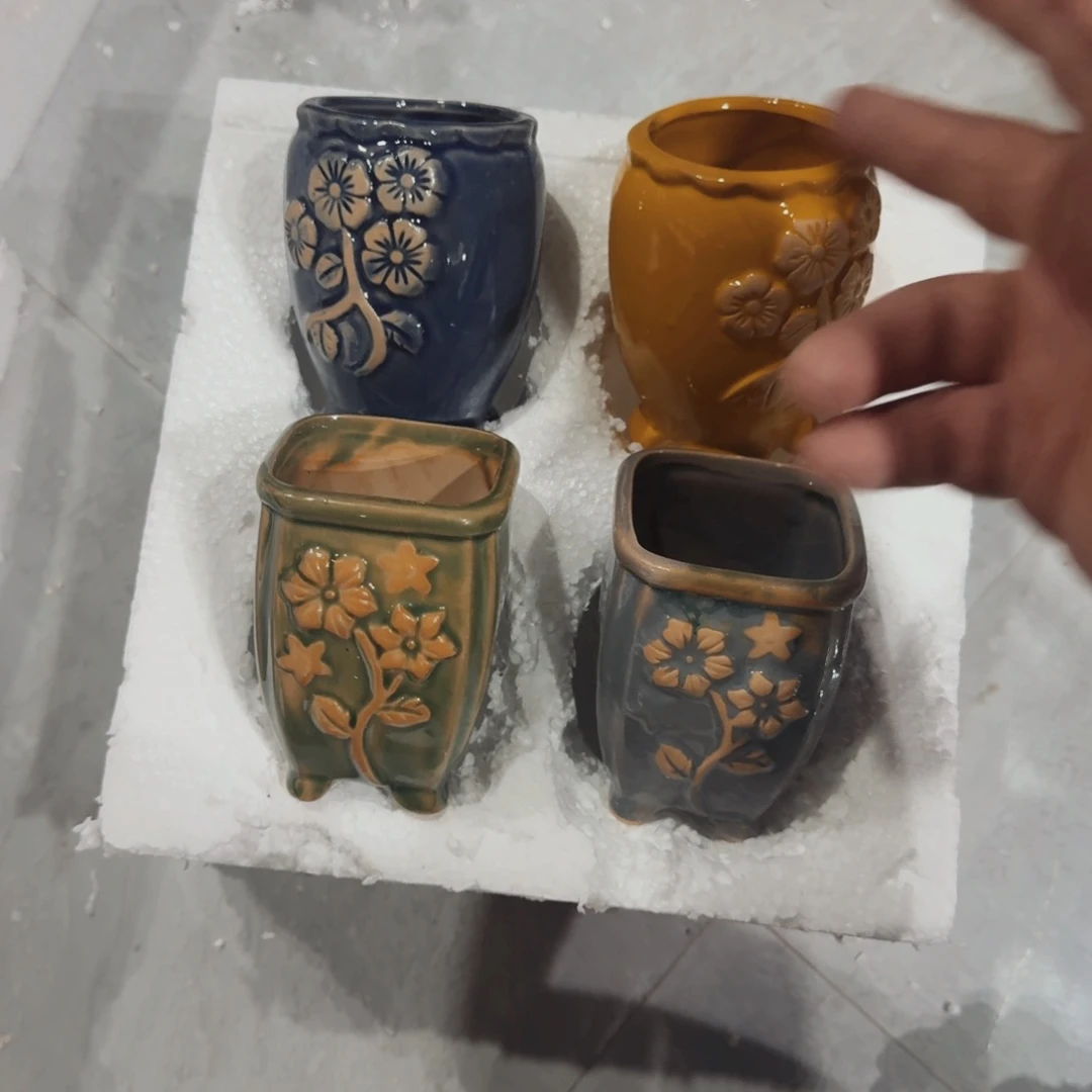 紫砂花盆粗陶盆醋