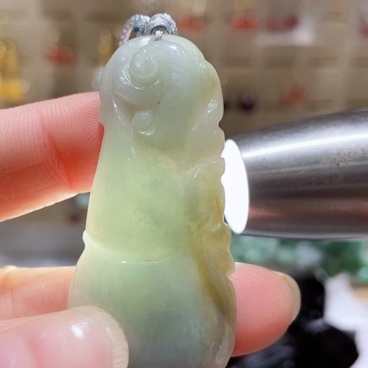 翡翠未镶嵌颈饰天然缅甸翡翠A货吊坠