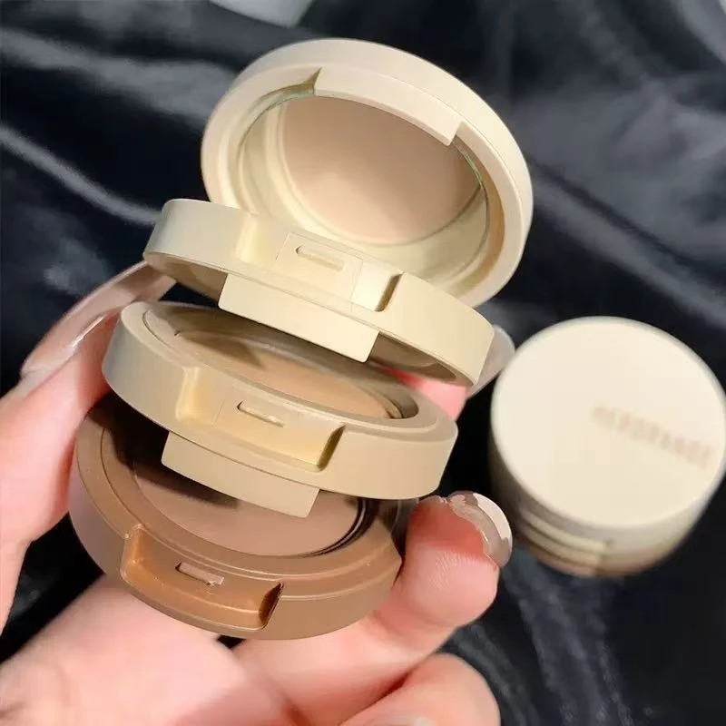 HERORANGE轻风浮盈珠光三色眼影本淡妆党超爱的伪素颜眼影盘