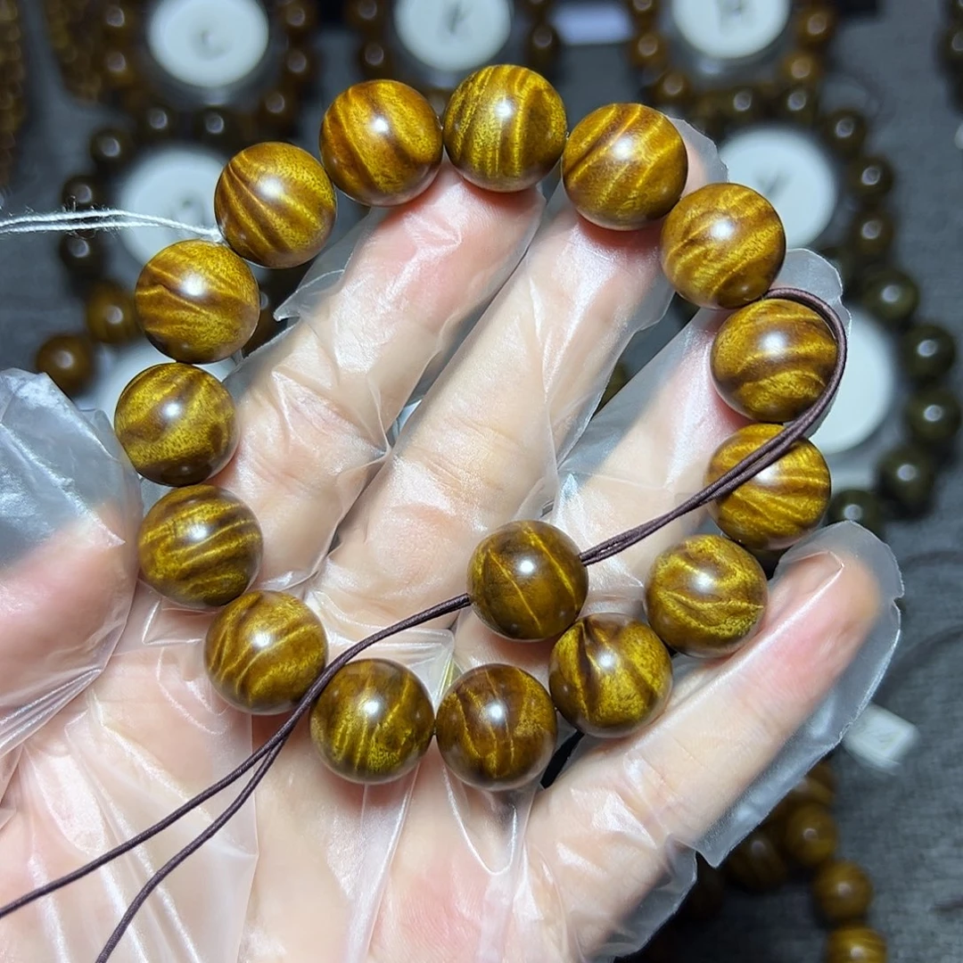 金丝楠手串/手链蛊**妲小叶桢楠1.5闪龙
