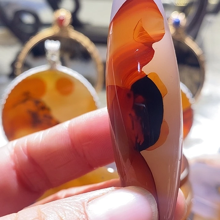 玛瑙/玉髓未镶嵌颈饰