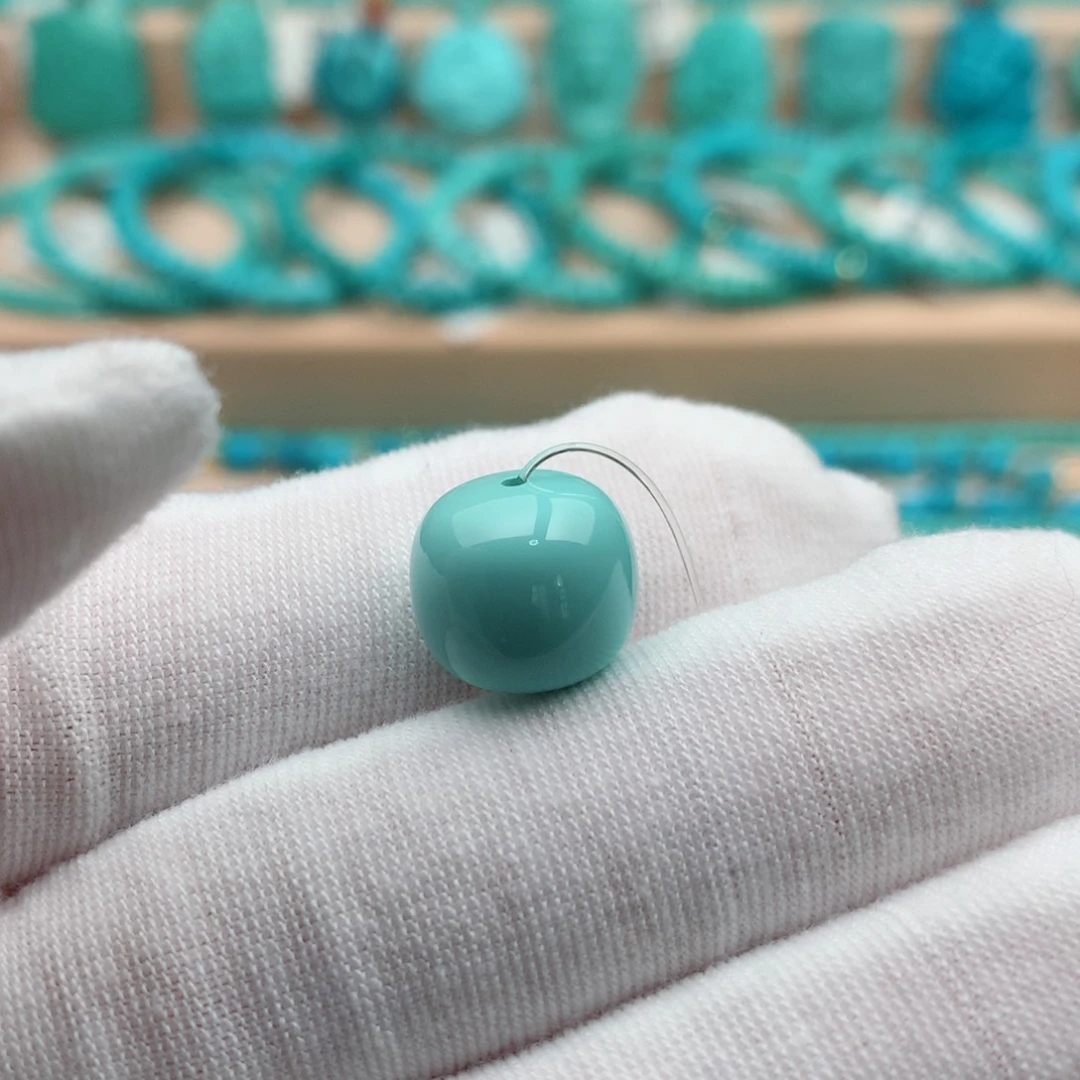 绿松石未镶嵌珠宝奇石12mm