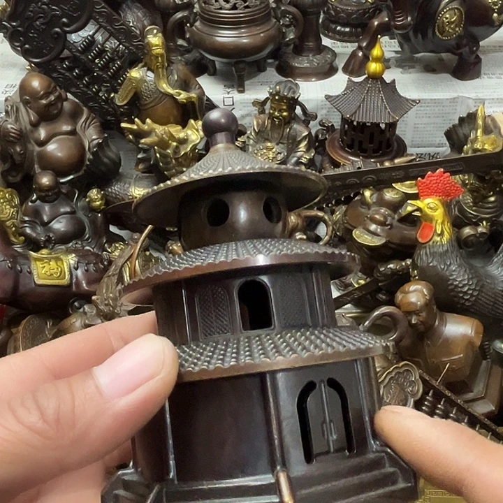 顺顺利利，铜器摆件