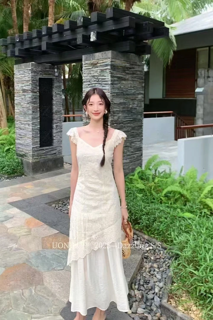 【柒玖原创】2025年夏季新款韩版气质百搭连衣裙