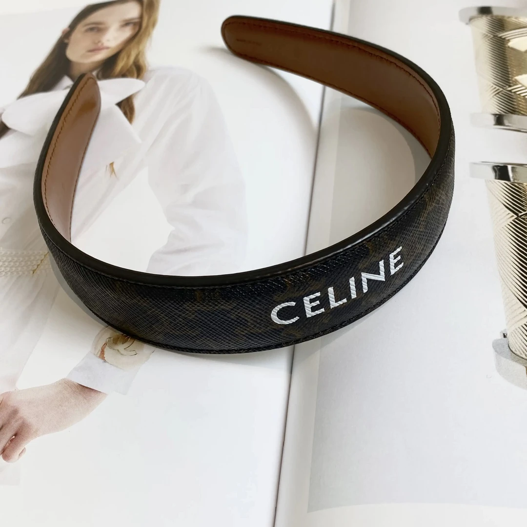 99新 Celine/思琳 老花凯旋门发箍 37332519/代卖服务/12期