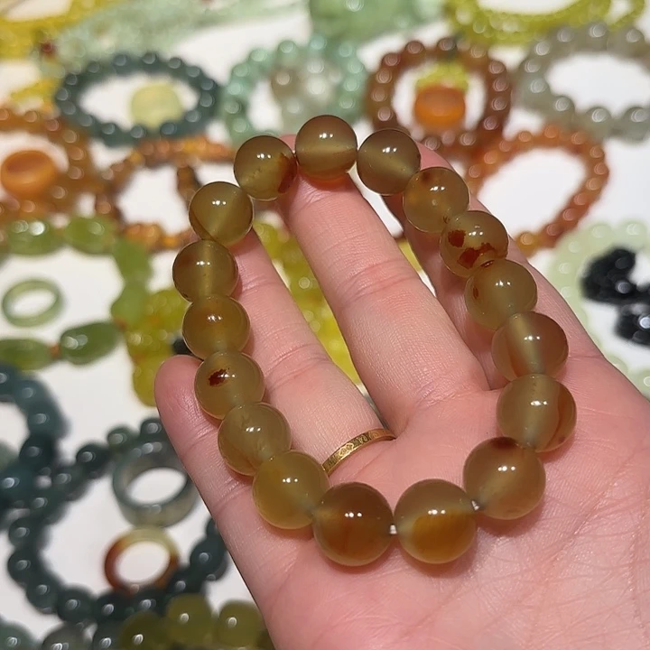 蛇纹石玉未镶嵌手串