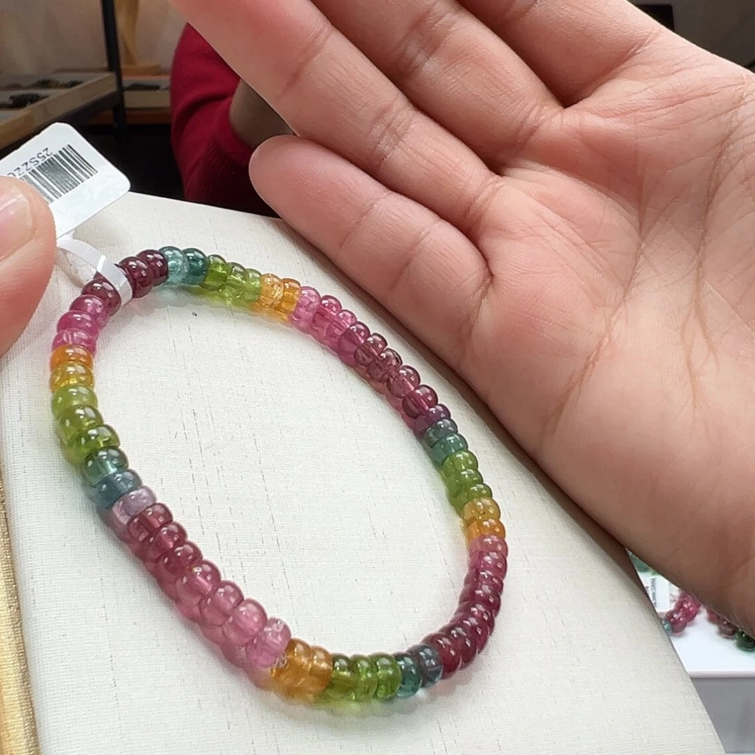 未镶嵌碧玺手串5mmmmmmm