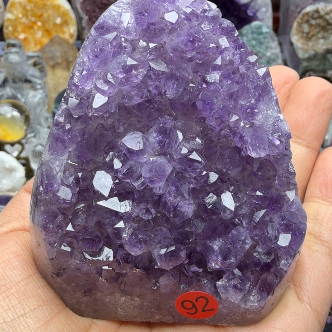 紫晶未镶嵌摆件福利