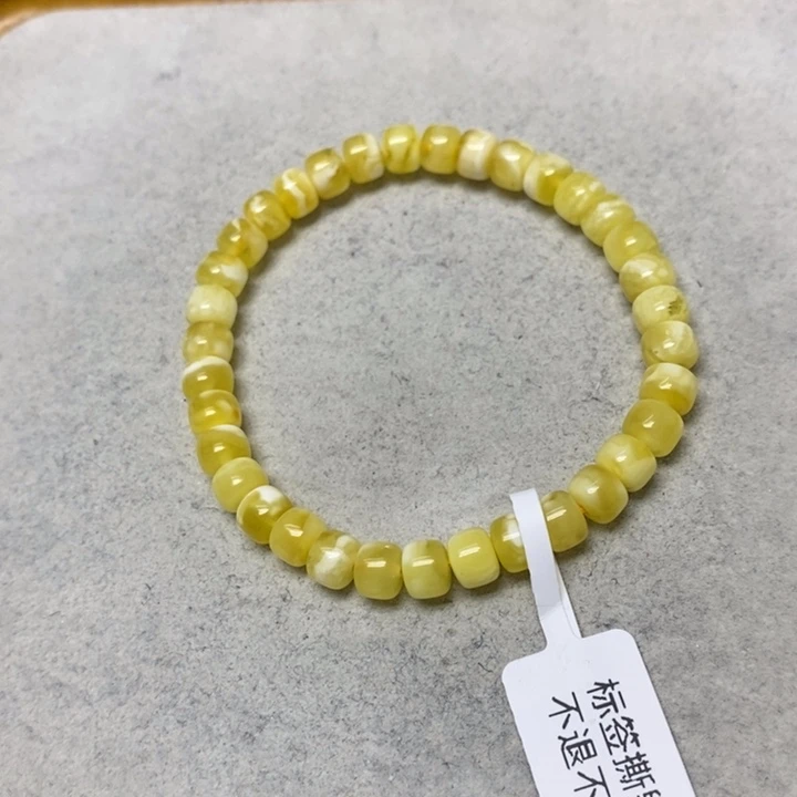 蜜蜡未镶嵌裸石串