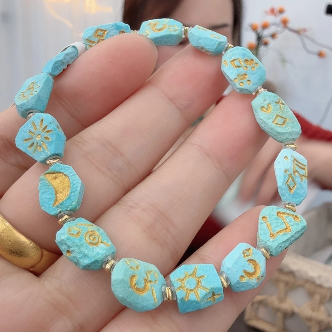 绿松石未镶嵌珠宝半成品