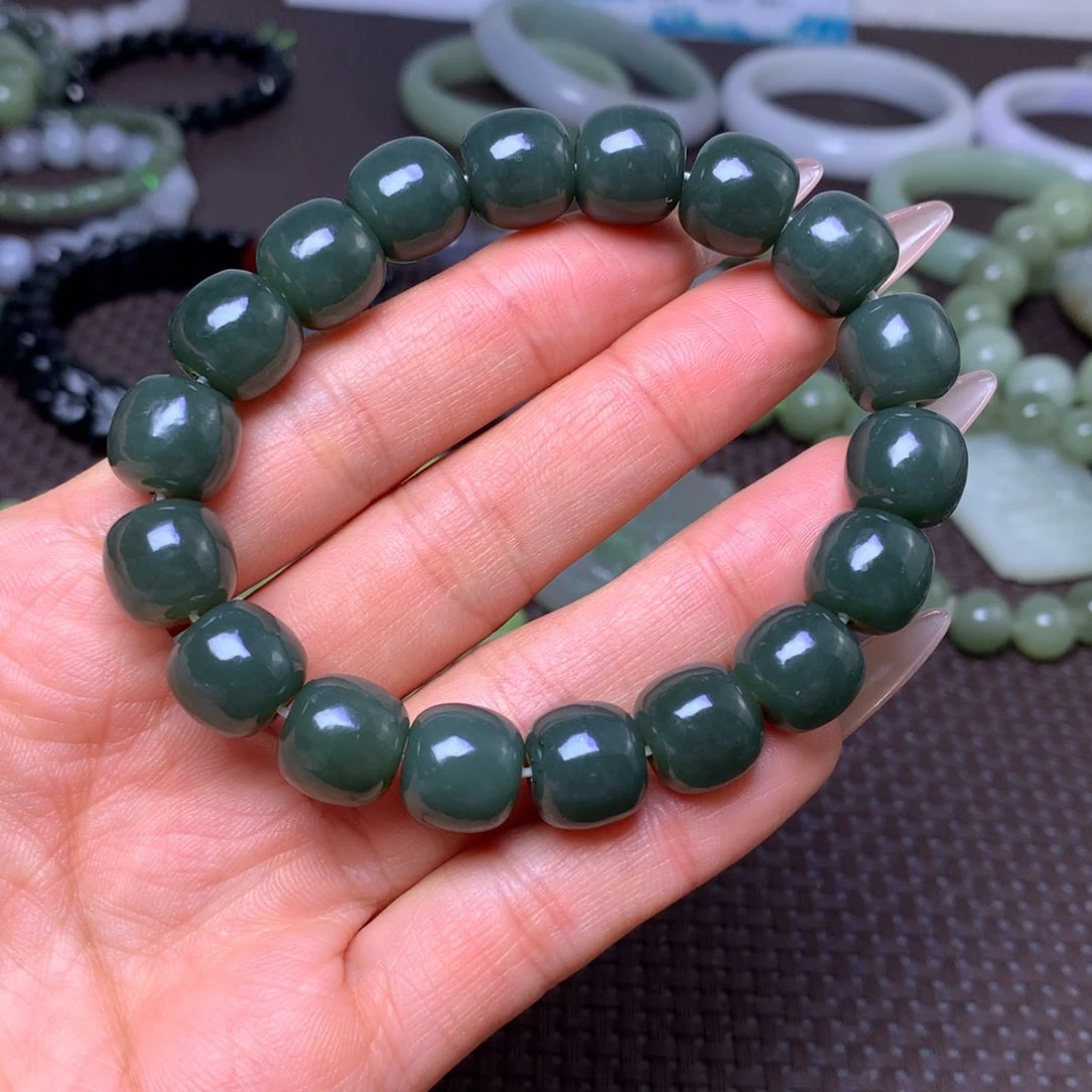 未镶嵌手串和田玉卡12