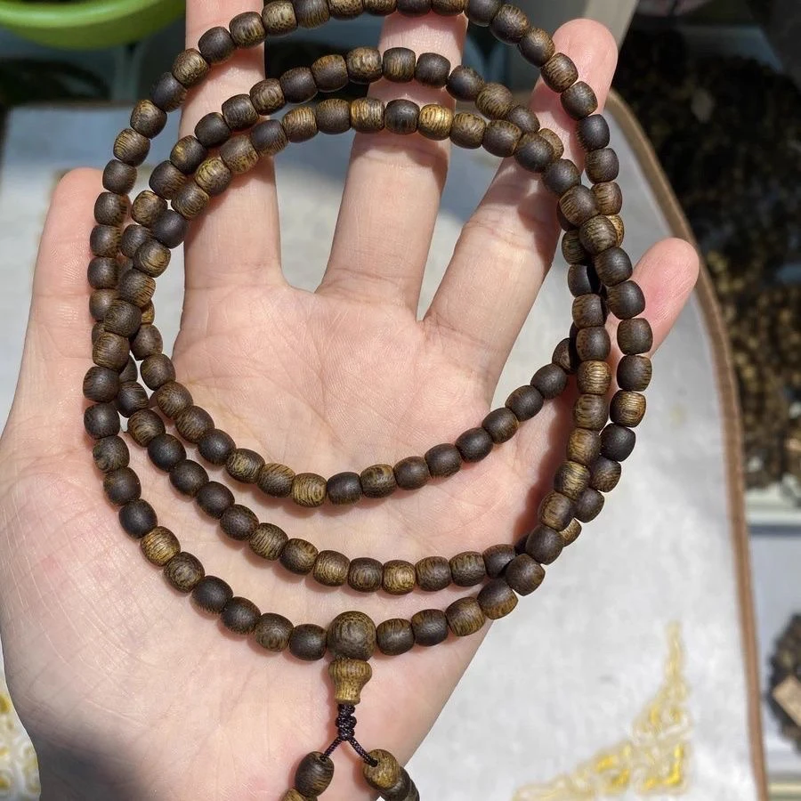 沉香鼓珠多圈5mm手串多样性10g+发一条