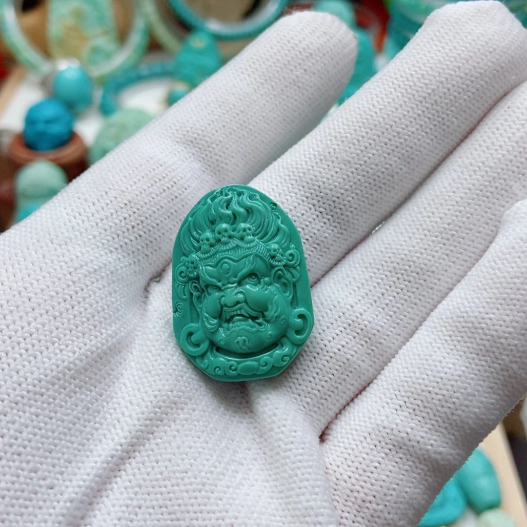 绿松石未镶嵌黑天