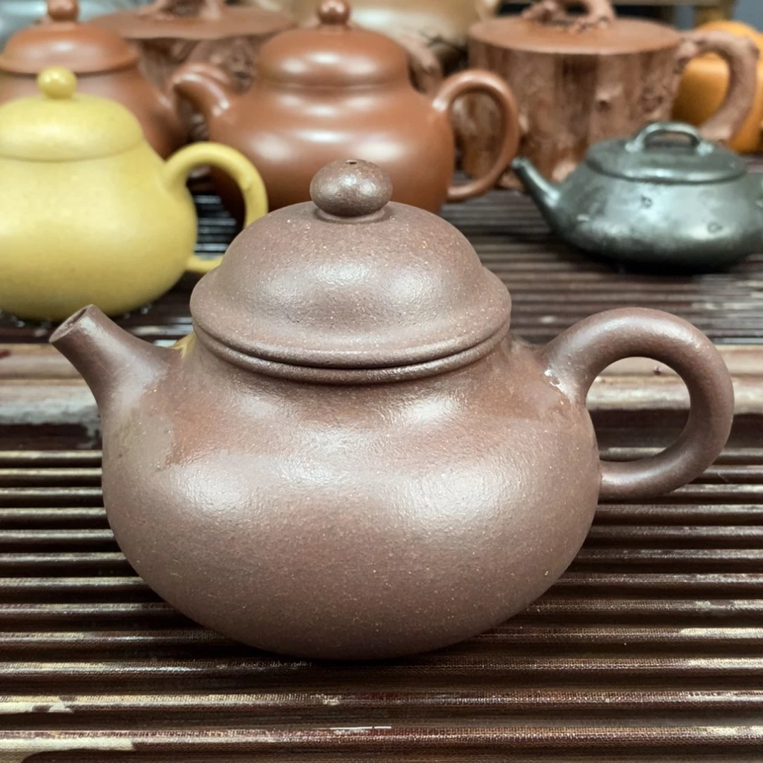 ***林茶壶紫砂宜兴原矿紫砂壶容天260c