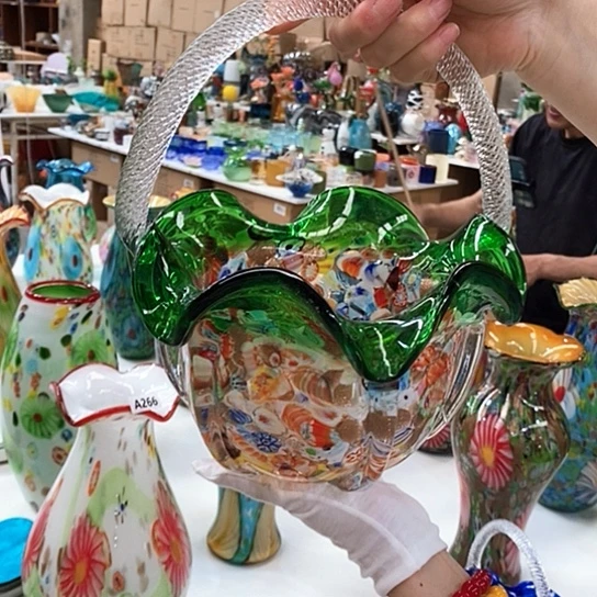 没*花篮高28厘米口径10厘米