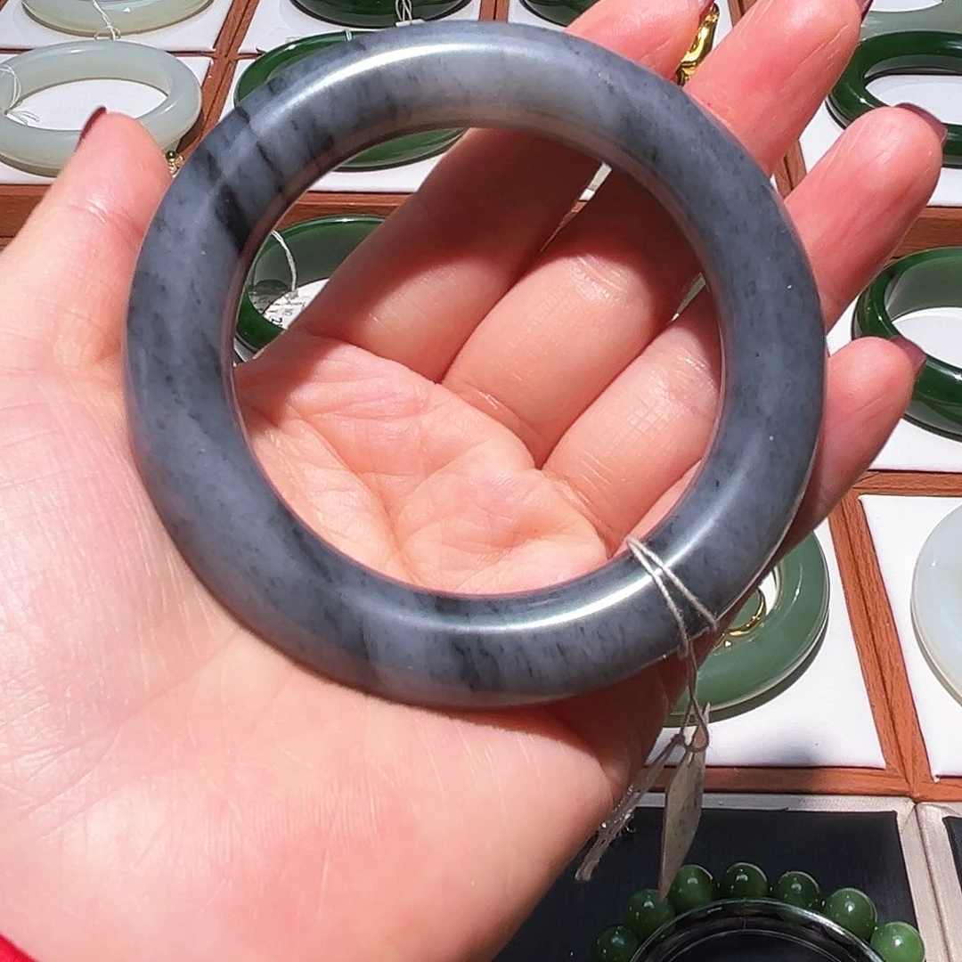 未镶嵌手镯和田玉57圈口