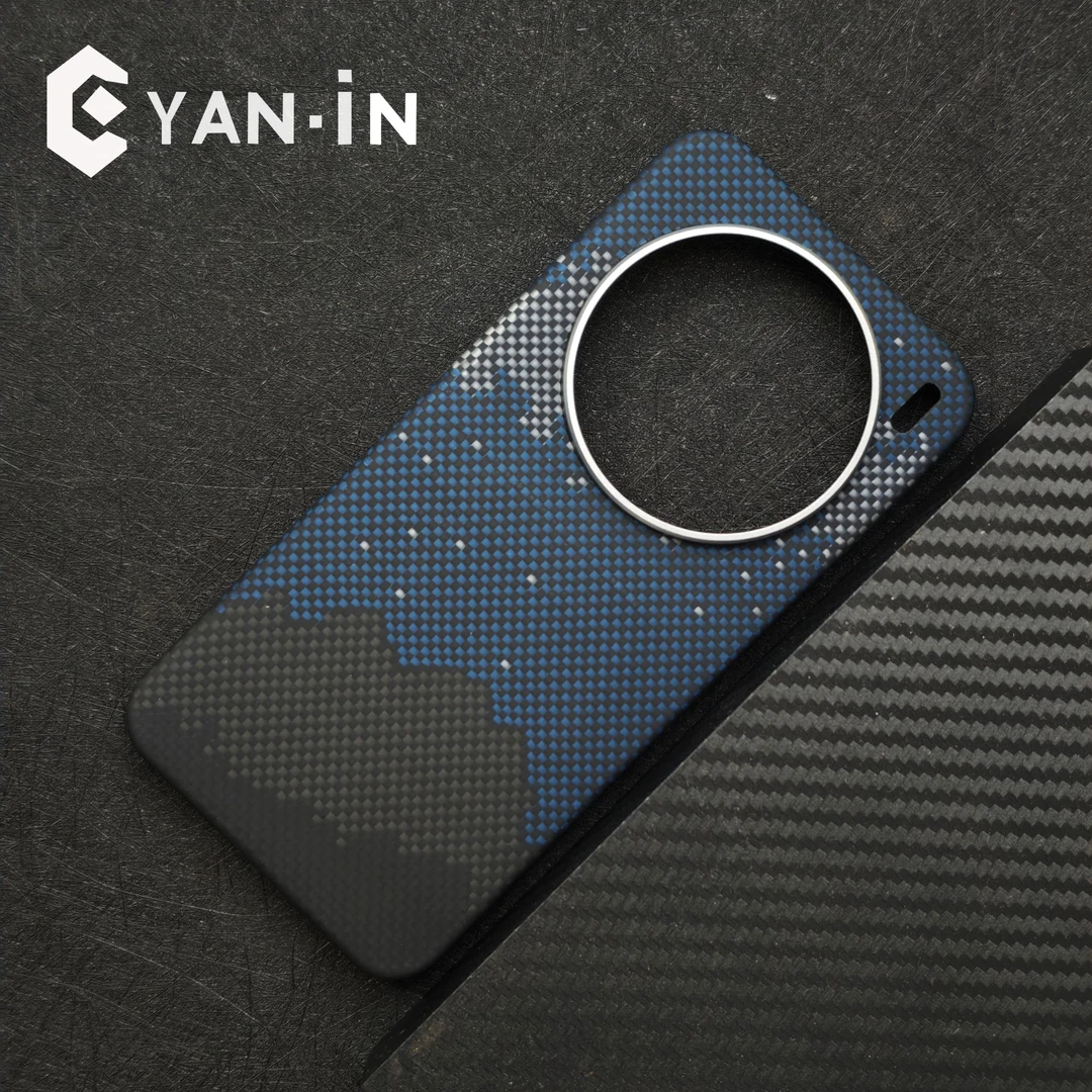 适用于VIVOx200凯夫拉芳纶纤维细纹全包200ProMini超薄磁吸手机壳