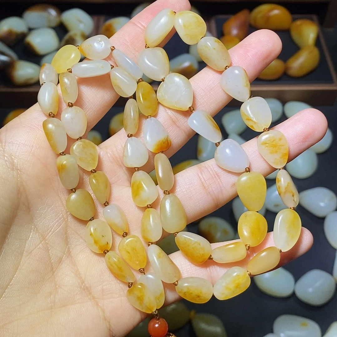 和田玉未镶嵌手链