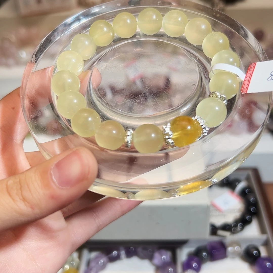 合金手链烟晶萤石