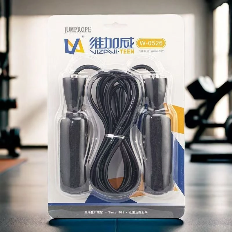 学生中考通用跳绳成人健身耐磨不打结防缠绕可调节长短