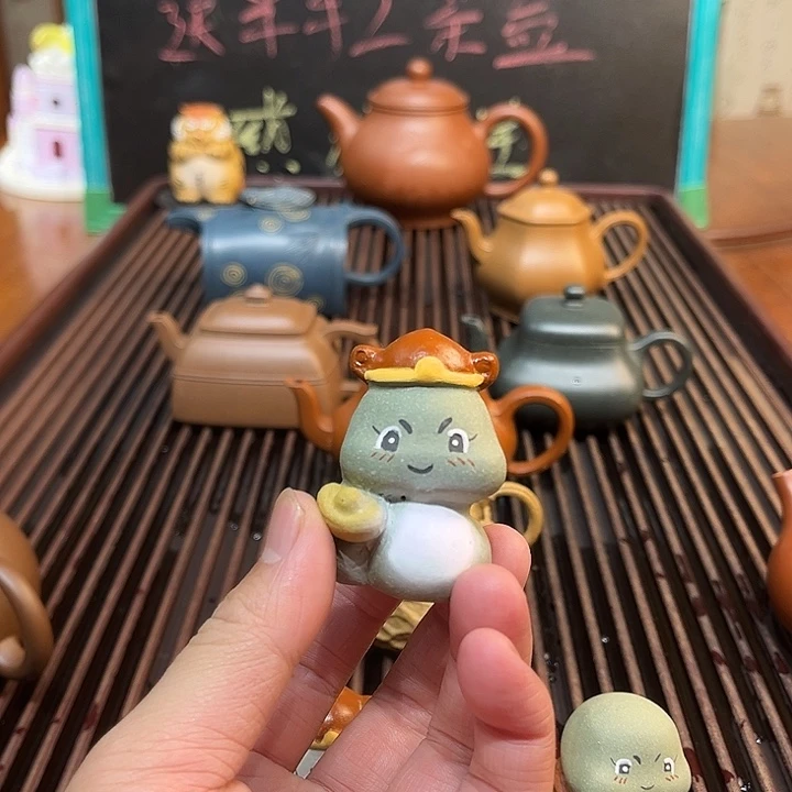紫砂茶壶紫砂茶宠小蛇宝宝