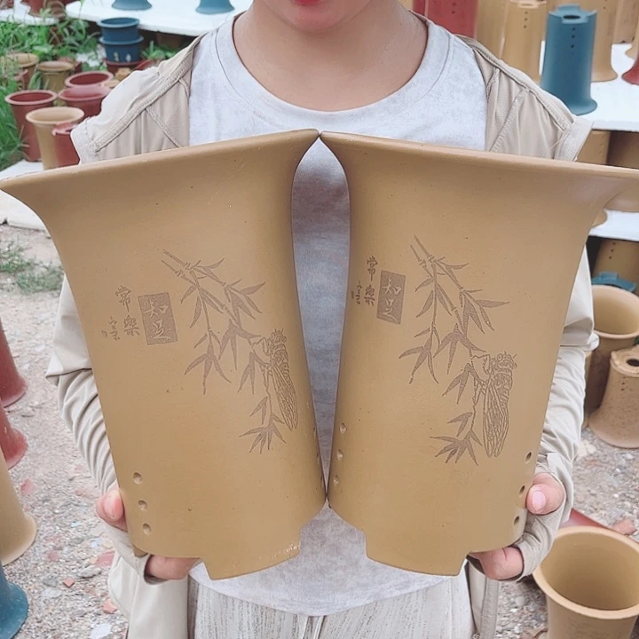宜兴紫砂精品花盆