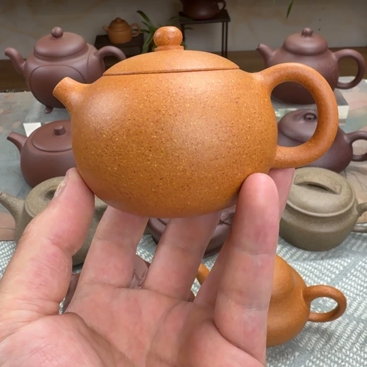 茶壶紫砂西施 金黄段 150cc