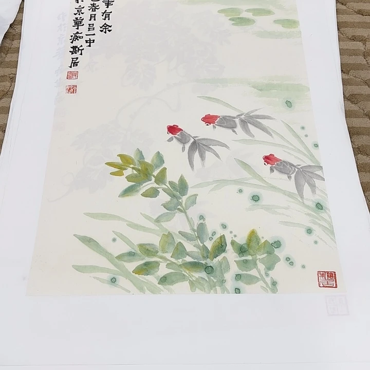国画花鸟的翅膀是一个巨大