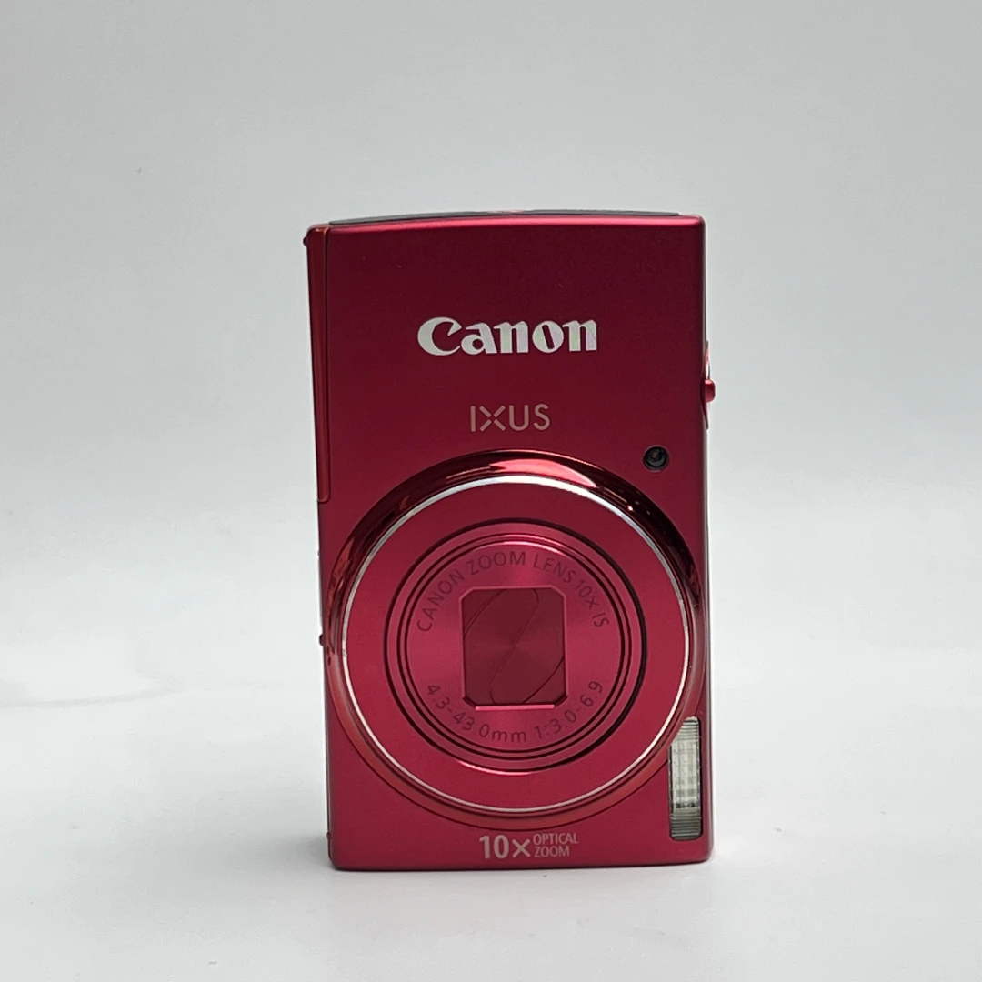 95新 Canon/佳能 ixus155红色2000万像素10倍变焦复古ccd